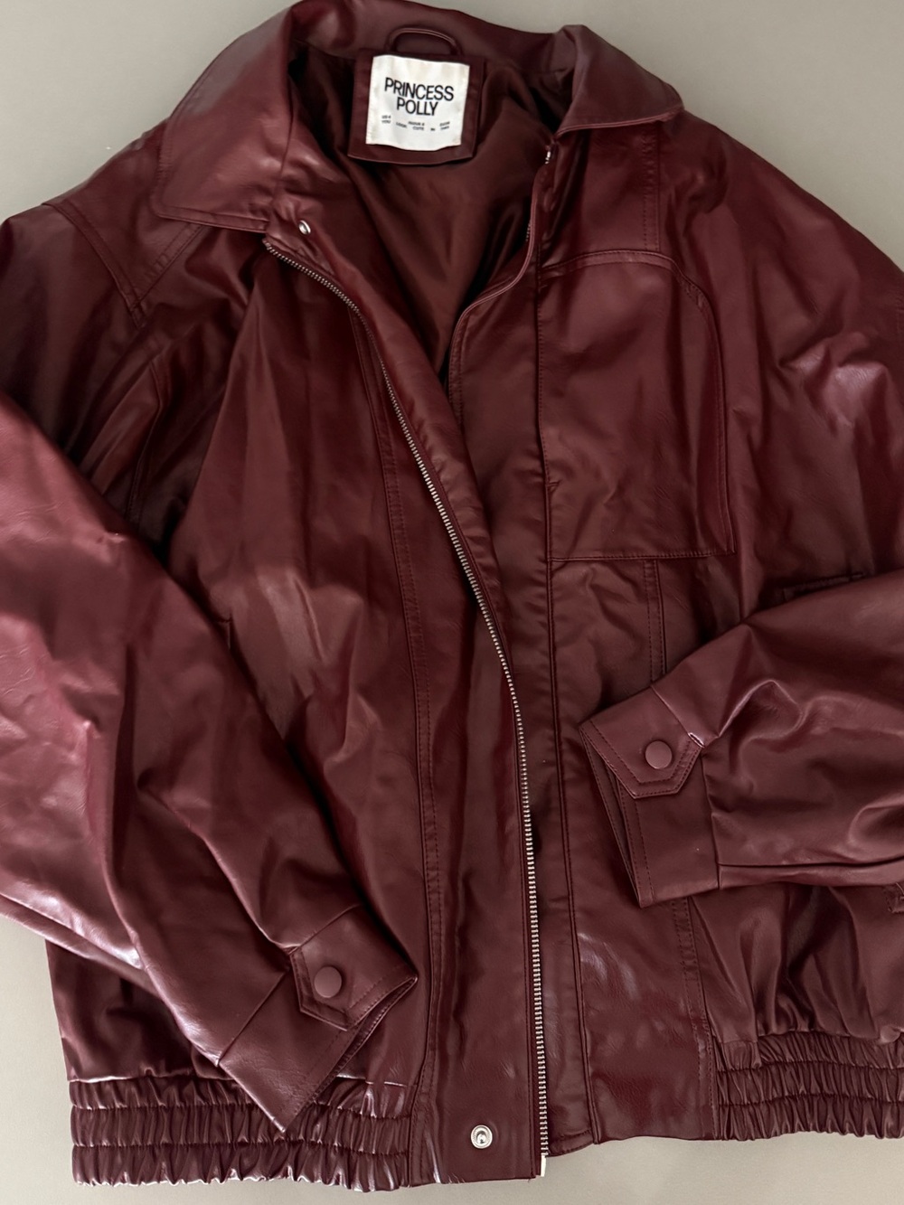 Princess Polly Oversized Bomber Jacket